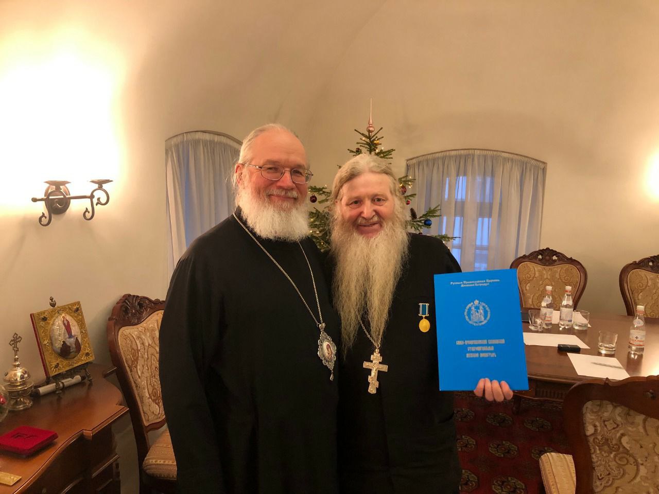 Игуменское поздравление иеромонаху Варфоломею с 70-летием со дня рождения