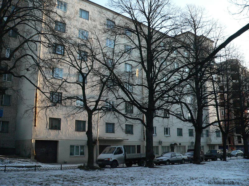 Дом на Pantsarlahdenkatu (Садовую ул.) 6, в который переехала Анна после смерти матери в 1938 г. Фото С. Иванова.