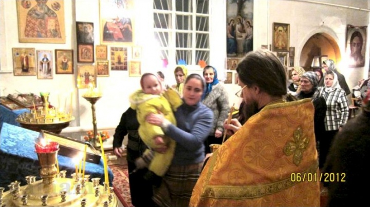 Помазание в пос. Ключи, Камчатского края