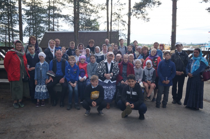 Посещение Валаама учениками Школы Русской Культуры преподобных Сергия и Германа