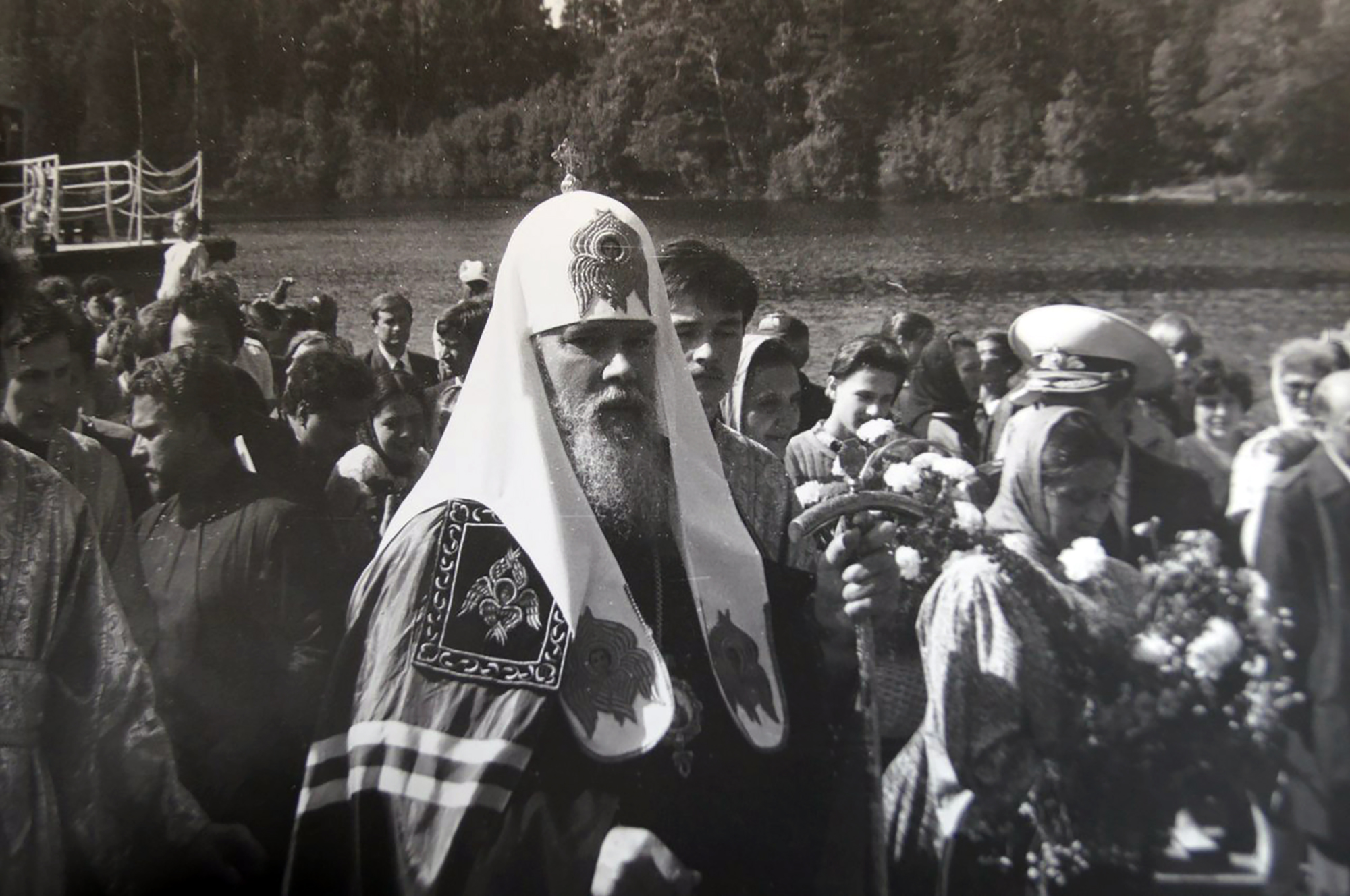 Патриарх Алексий II на Валааме, 1990 год