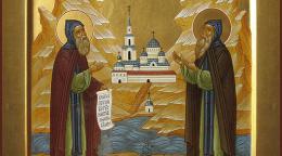 Фоторепортаж с Литургии в праздник перенесения мощей преподобных Сергия и Германа, Валаамских чудотворцев