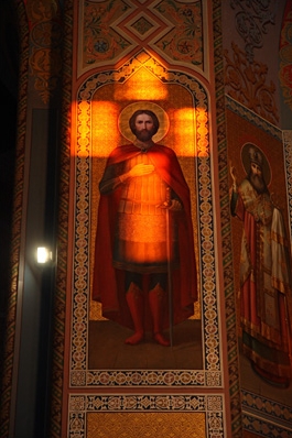 Крест - отражение от окна