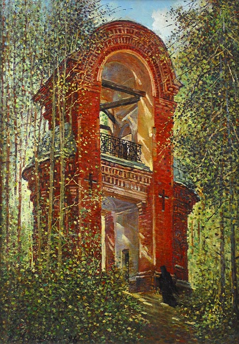 Звонница 58x42 см. Холст. Масло. 1996 г