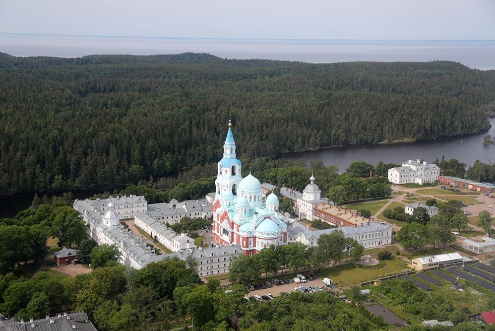 Центральная усадьба Спасо-Преображенского Валаамского монастыря. Фото: РИА Новости