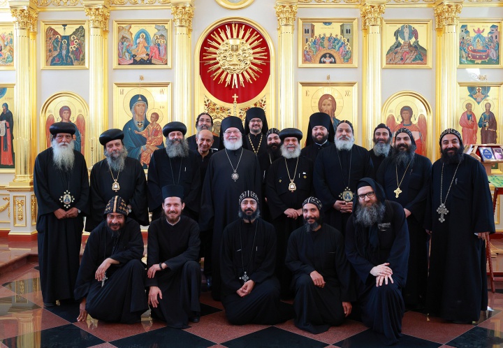 Визит монашеской делегации представителей Коптской Церкви на Валаам