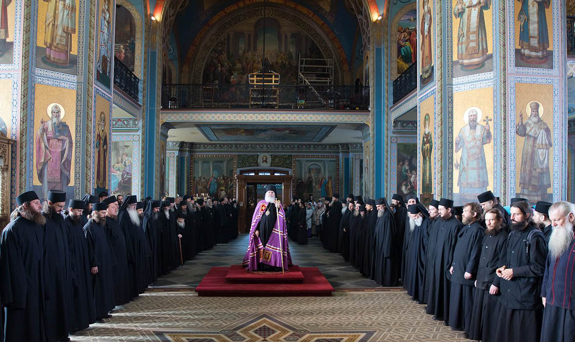 28 августа 2017 года, в праздник Успения Пресвятой Владычицы нашей Богородицы и Приснодевы Марии, игумен Валаамского монастыря Преосвященнейший Панкратий, епископ Троицкий совершил Божественную литургию в Спасо-Преображенском соборе монастыря.