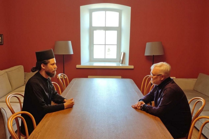 Состоялась встреча председателя Комитета Санкт‑Петербурга по делам Арктики с помощником Игумена Валаамского монастыря