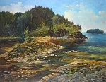 Дивная бухта 80x65 см. Холст. Масло. 1996 г.