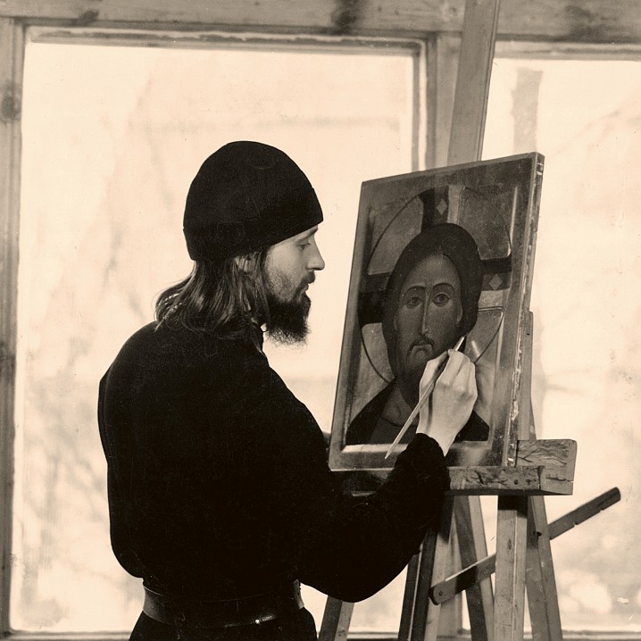 Послушник Александр. Псково-Печерский монастырь, середина 80-х годов ХХ в.