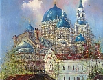 Спасо-Преображенский собор 46x38 см. Холст. Масло. 1996 г.