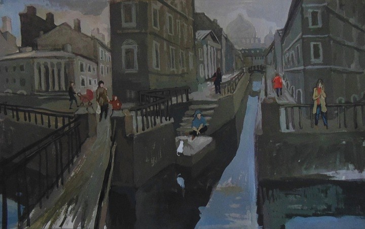 Из серии «Город». Бумага, графика.2015 год