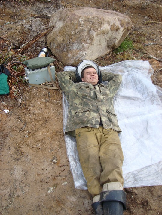 В экспедиции, 2009 год