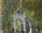 Знаменская часовня 61x46 см. Холст. Масло. 1997 г.