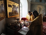 Проскомидия. Божественная литургия на престольный праздник в скиту Всех Святых