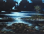 Лунная рапсодия 67x37 см. Холст. Масло. 1993 г.