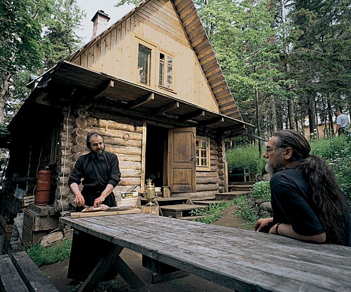 Отцы Михей и Авраамий. 2003 г.