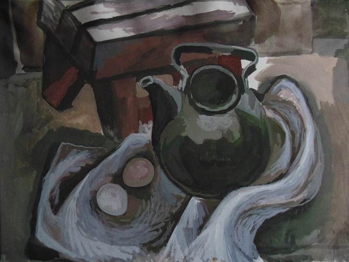 2015 Натюрморт. Бумага, графика, А1.