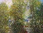 Перед монастырем 42x55 см. Холст. Масло. 1996 г.