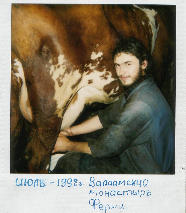 Герман, дояр и пастух. Июль 1998