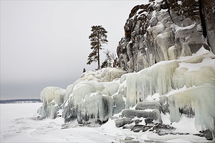 Скалы острова Дивный