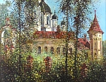 Белый скит 96x65 см. Холст. Масло. 1996-1997 г.