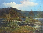Уголок острова 50x40 см. Холст. Масло. 1996 г.