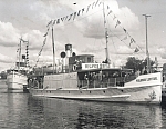 Пароход «Valamon luostari» в Сортавала, 1930-е годы.
