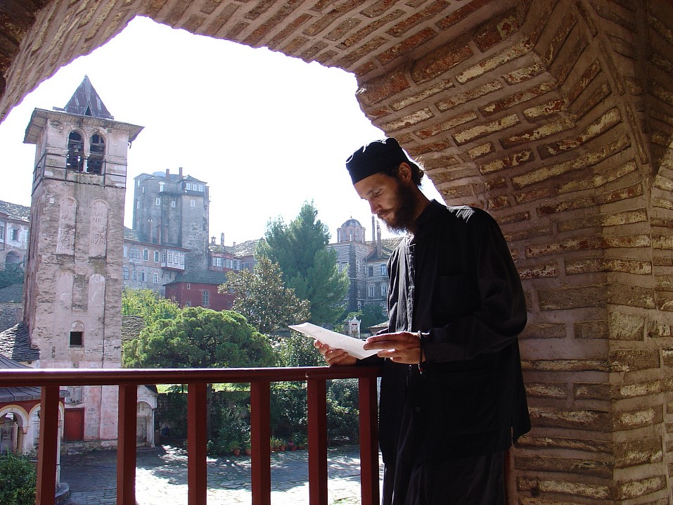 В Ватопеде.