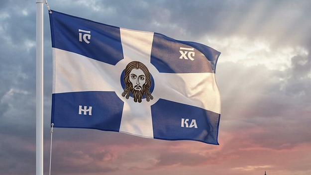 Разработан проект флага Валаамского монастыря