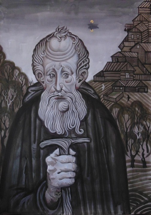 Прощание с Матёрой. Бумага. 2016.