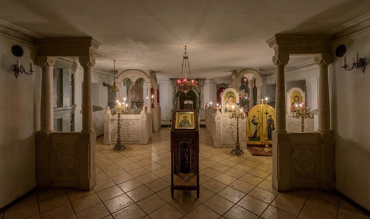  Нижний храм Воскресенского скита, наши дни