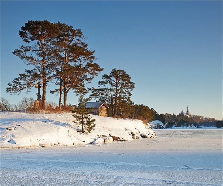 Поклонный крест у Никольского скита