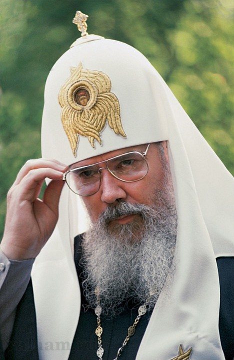 Святейший Патриарх Московский и всея Руси Алексий II, священноигумен Валаамского монастыря. 1992 г.