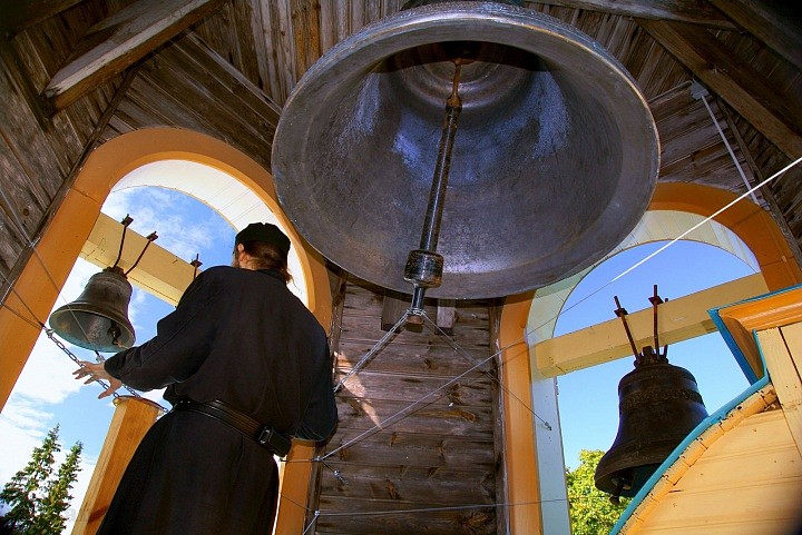 На колокольне