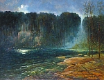 Начало тумана 60x45 см. Холст. Масло. 1994 г.