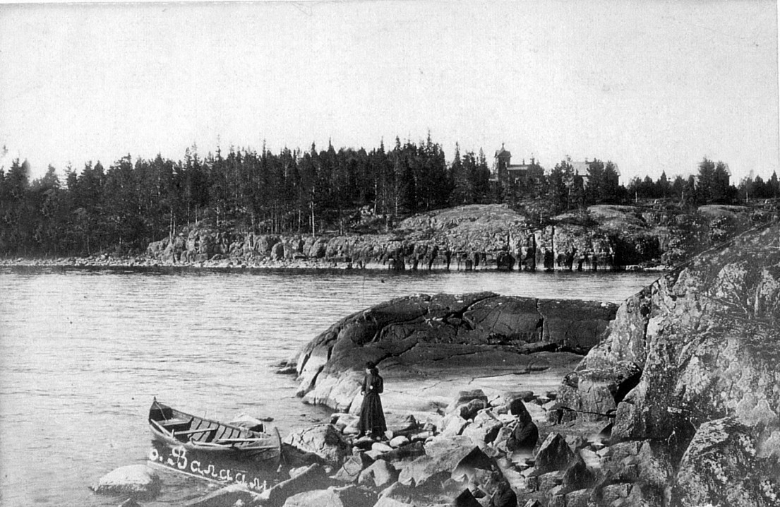 Вид на Авраамиевский скит.