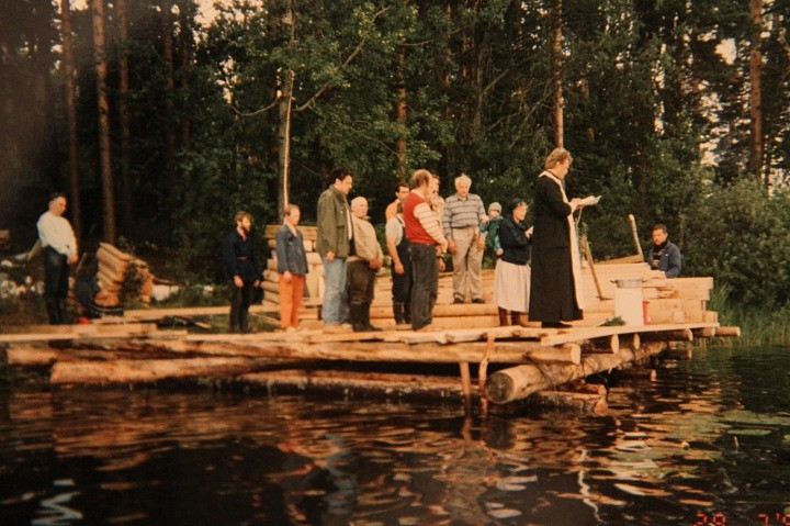  восстановление Смоленского скита, 1990 г.