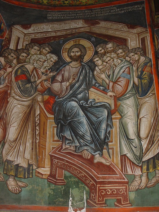 Афон. Монастырь Ватопед. Фрески кафоликона.