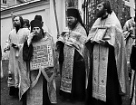 Игумен Андроник (Трубачев). Встреча крестного хода на скиту Всех Святых.
