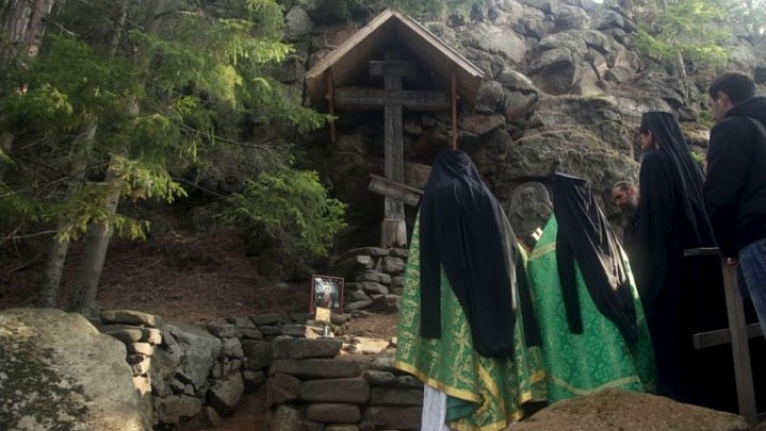 Преподобный Александр Свирский, увидевший Святую Троицу