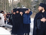 Похороны отца Афанасия, март 2004 года
