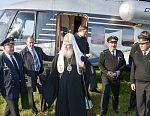 Последний приезд Патриарха Алексия II на Валаам. Фото Павла Козионова, 21 сентября 2008