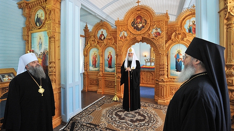 Святейший Патриарх Кирилл прибыл на Валаам, 2011