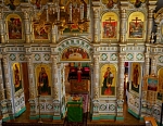 Иконостас верхнего храма Воскресенского скита