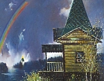 Покровская часовня 55x41 см. Холст. Масло. 1993 г.