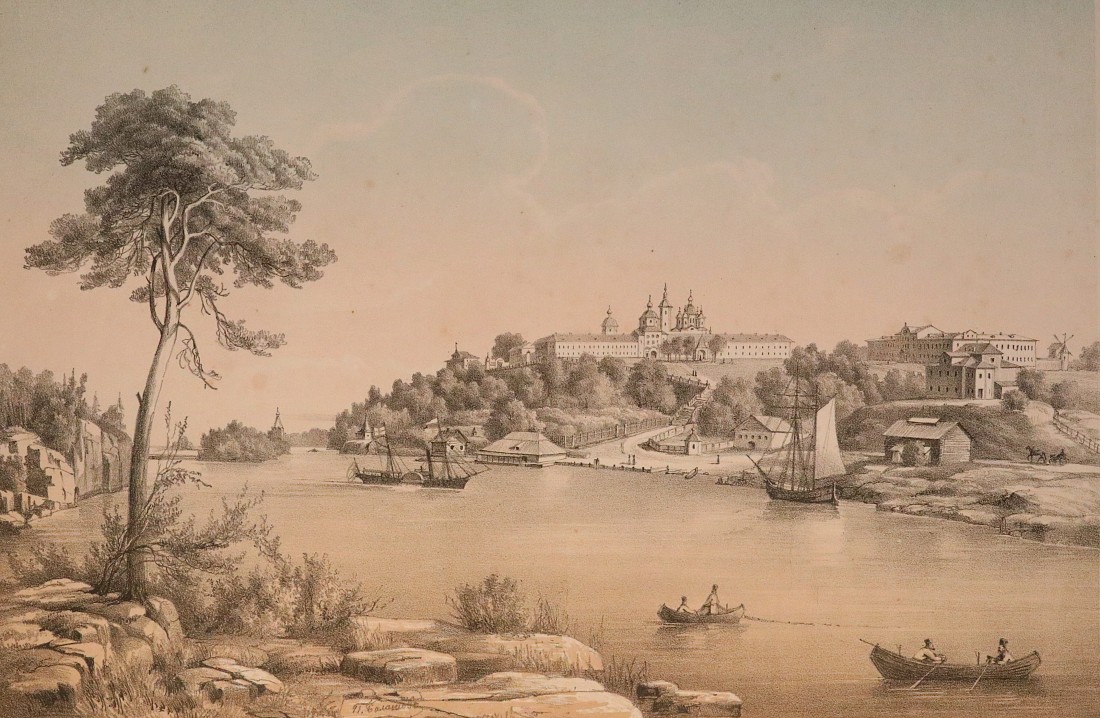 Валаамский монастырь,сер. XVIII века