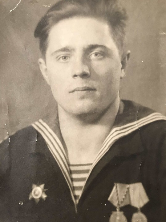 Старшина 2-й статьи Кирилл Буйко в конце войны