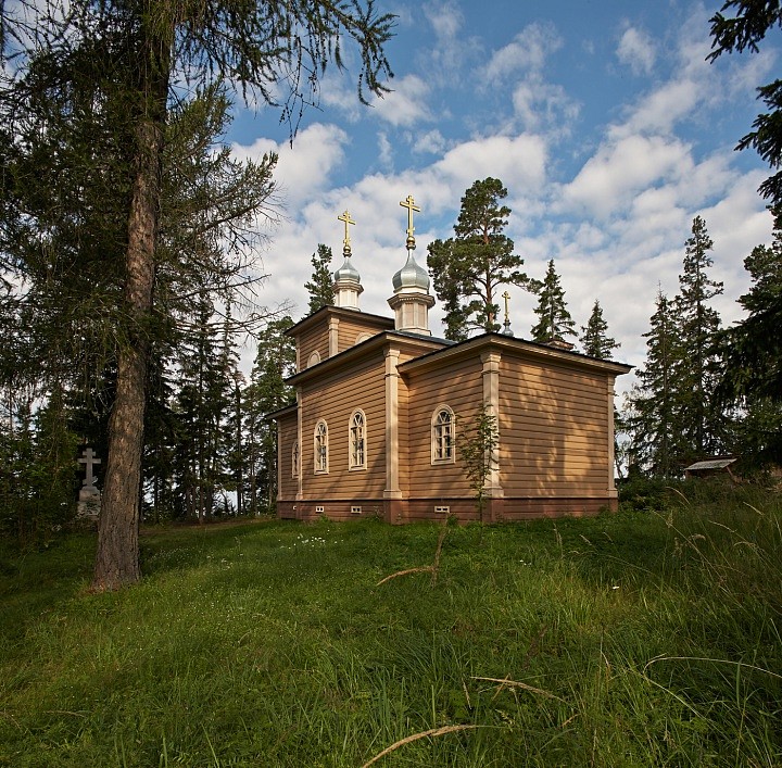 Скитской храм (Александра Свирского) на Святом острове