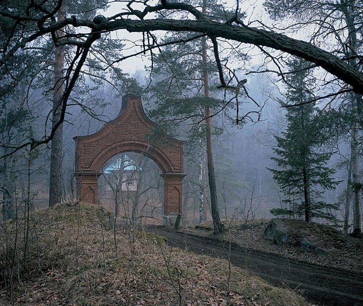 Владимирский мост в тумане. 2002 г.